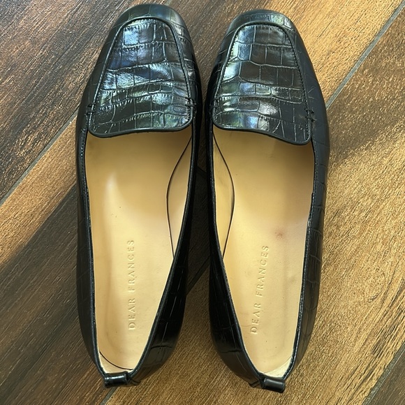 Dear Frances Black Croc Leather Cruise Loafer - Picture 5 of 11